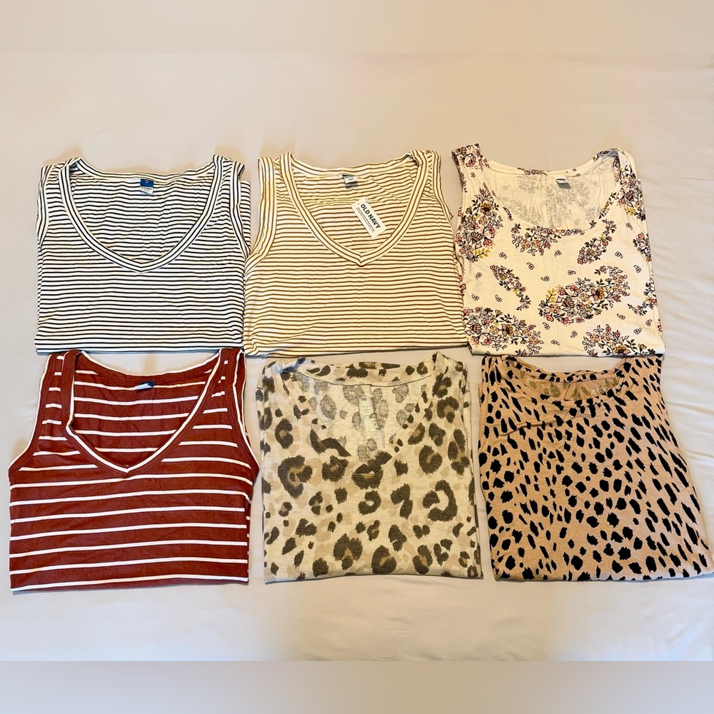 Bundle of ladies tank tops all size medium